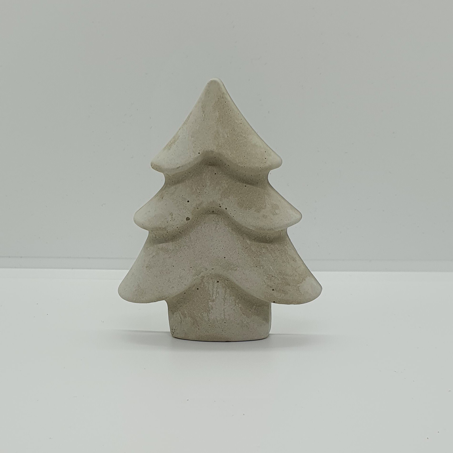 Tannenbaum Weihnachtsdeko Beton
