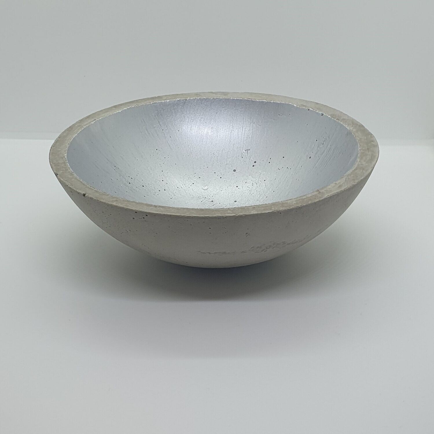 Beton Schale XL silber