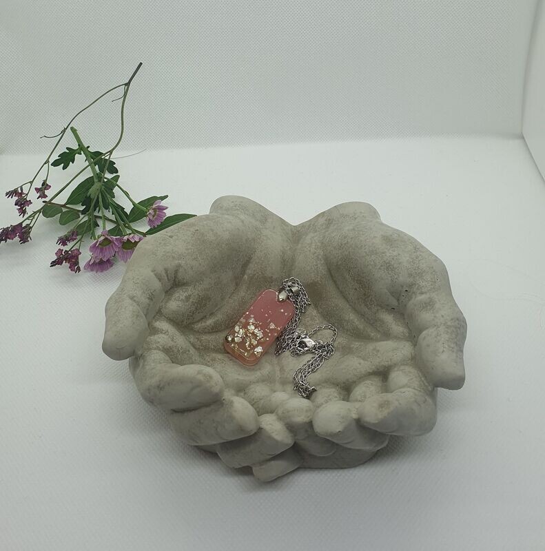 Dekoschale Hand Schmuckschale aus Beton