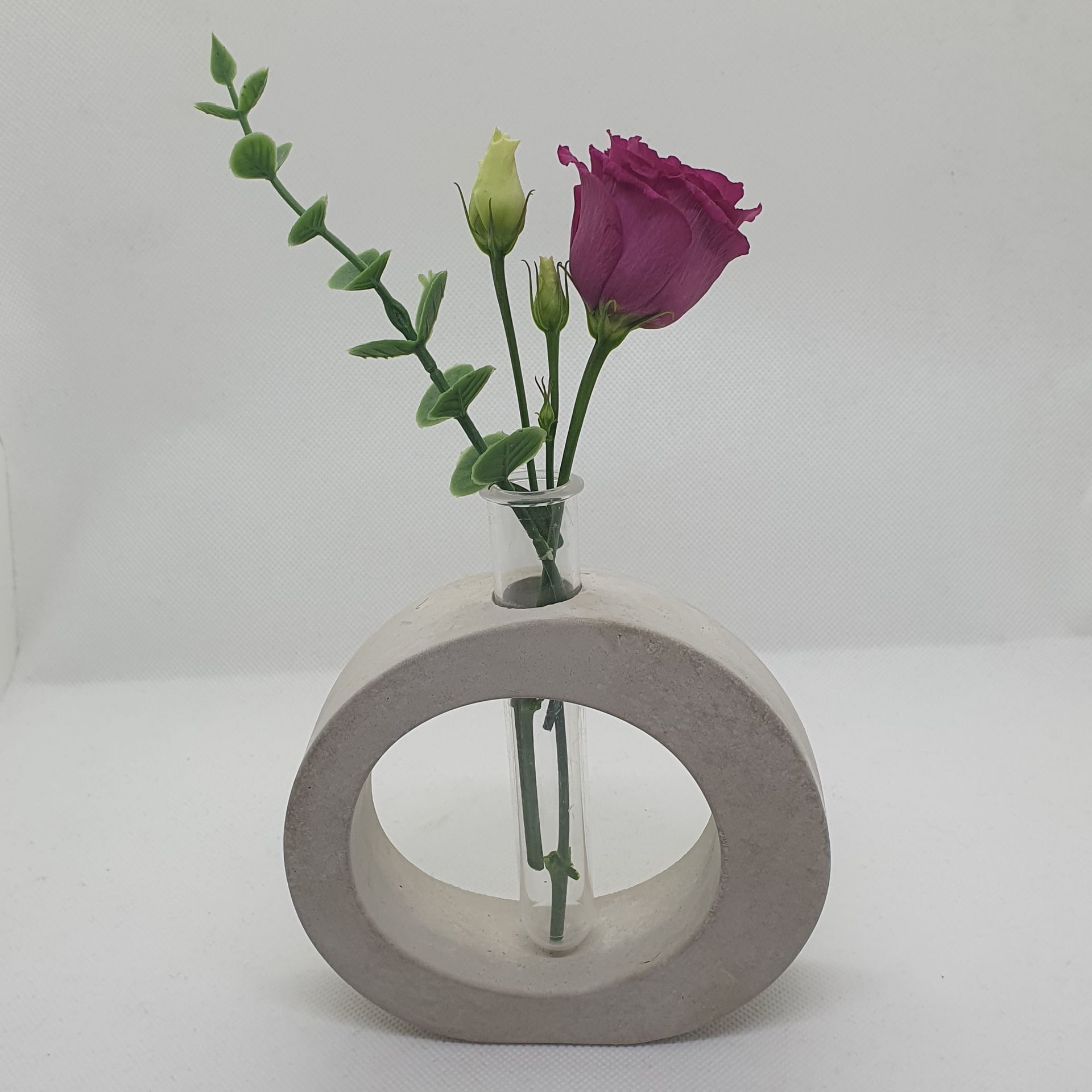 Vase aus Beton Blumenvase