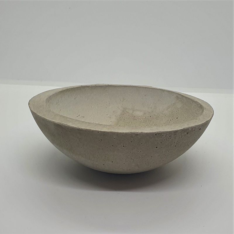 Dekoschale Beton pur grau