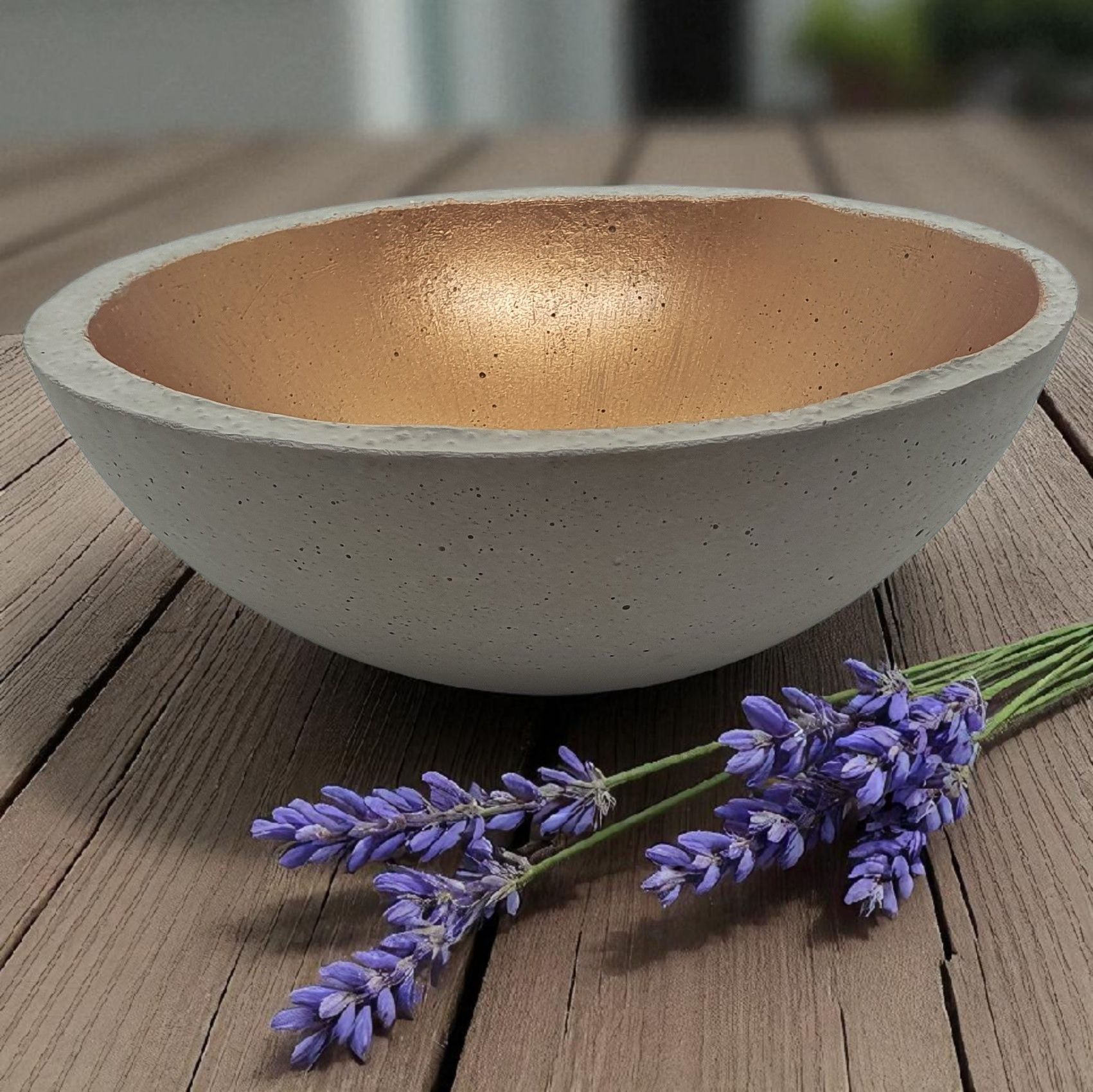 Beton Schale XL kupfer