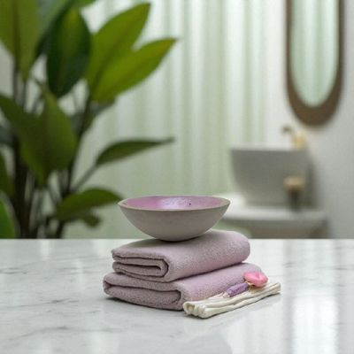 Dekoschale Beton rosa Dekoschale Beton rosa