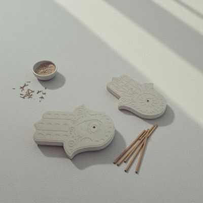 Räucherstäbchenhalter Fatimas Hand Beton