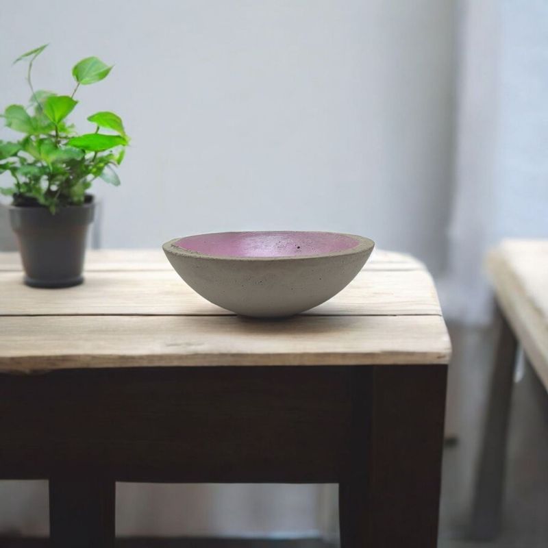 Dekoschale Beton rosa Dekoschale Beton rosa