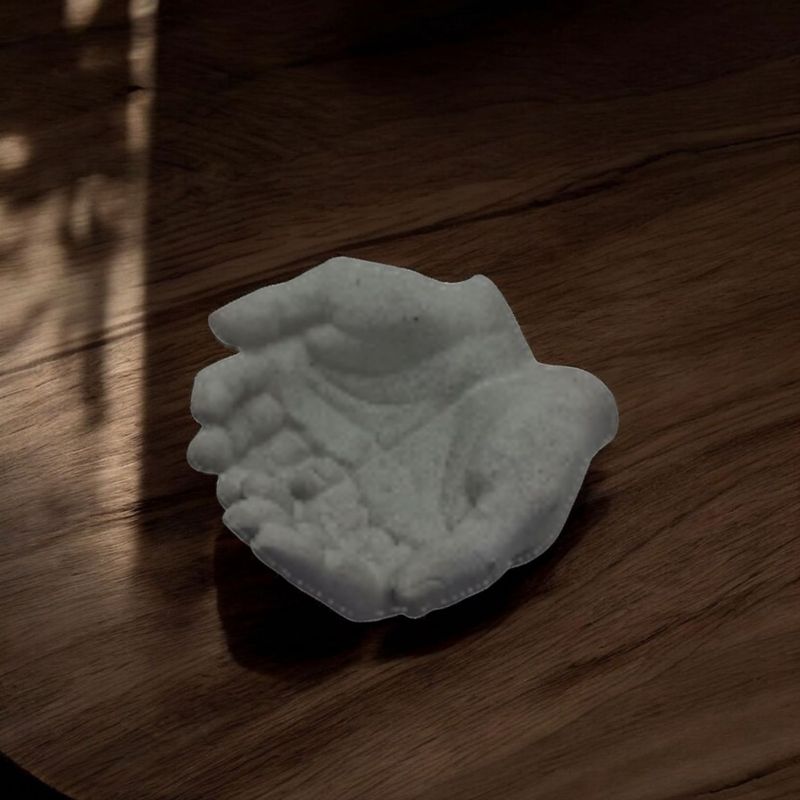 Dekoschale Hand Schmuckschale aus Beton Dekoschale Hand Schmuckschale aus Beton