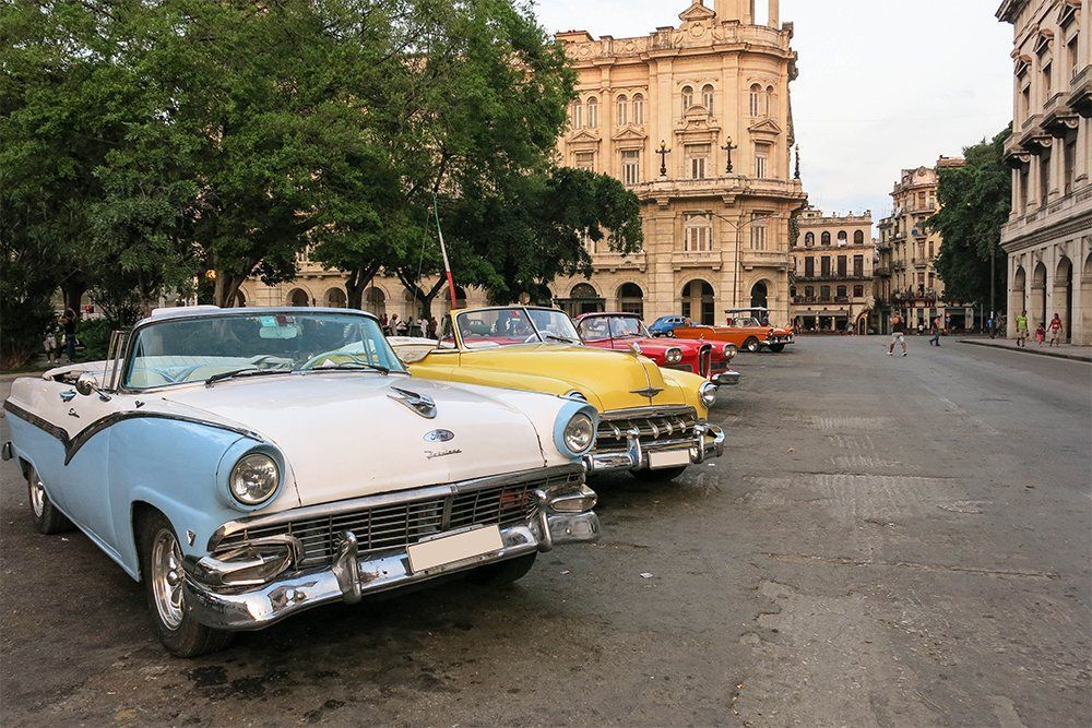 Kunstdruck auf Leinwand Oldtimer Havanna Kunstdruck auf Leinwand Oldtimer Havanna