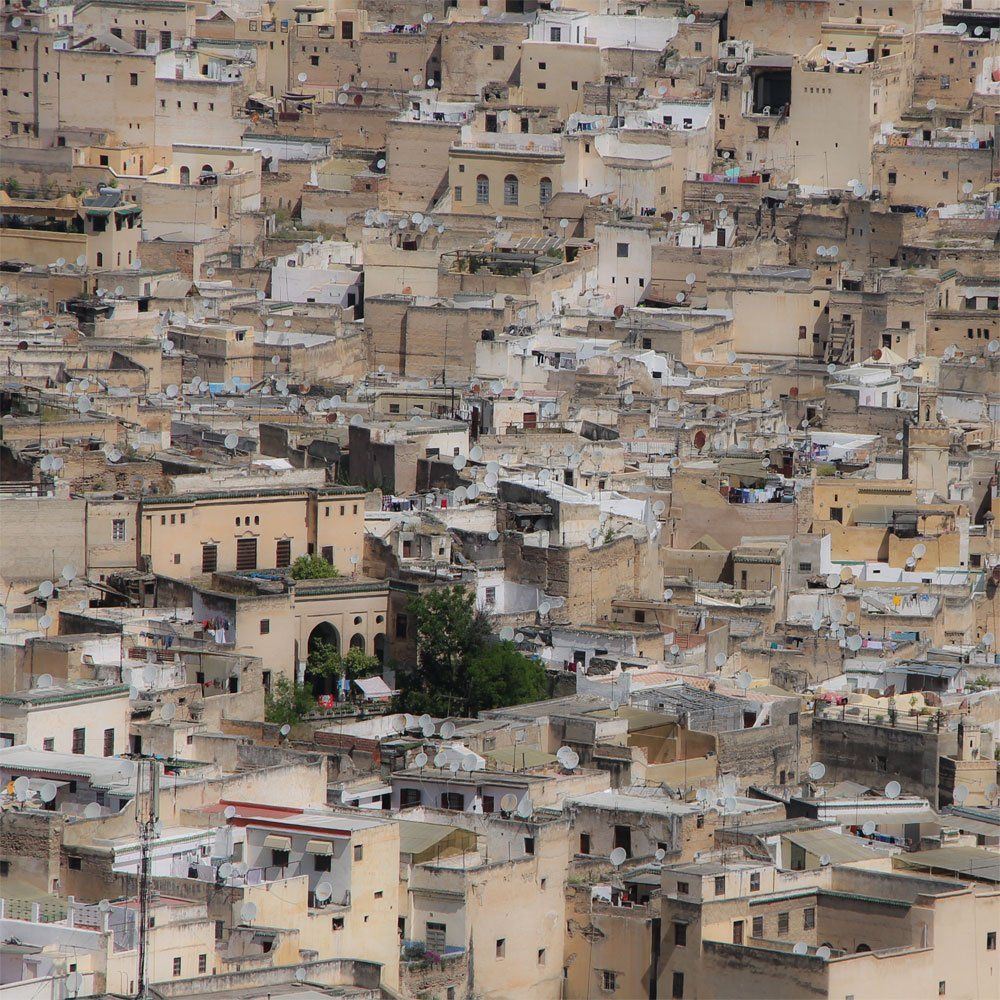 Kunstdruck auf Leinwand Quadratisch Medina I Marokko Kunstdruck auf Leinwand Quadratisch Medina I Marokko