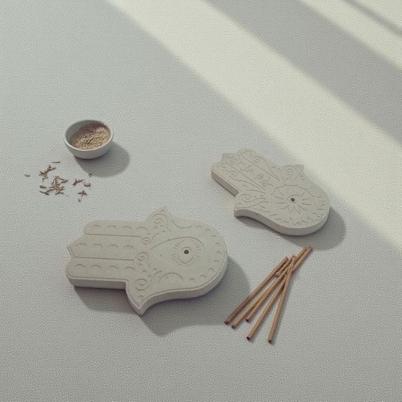 Räucherstäbchenhalter Fatimas Hand Beton