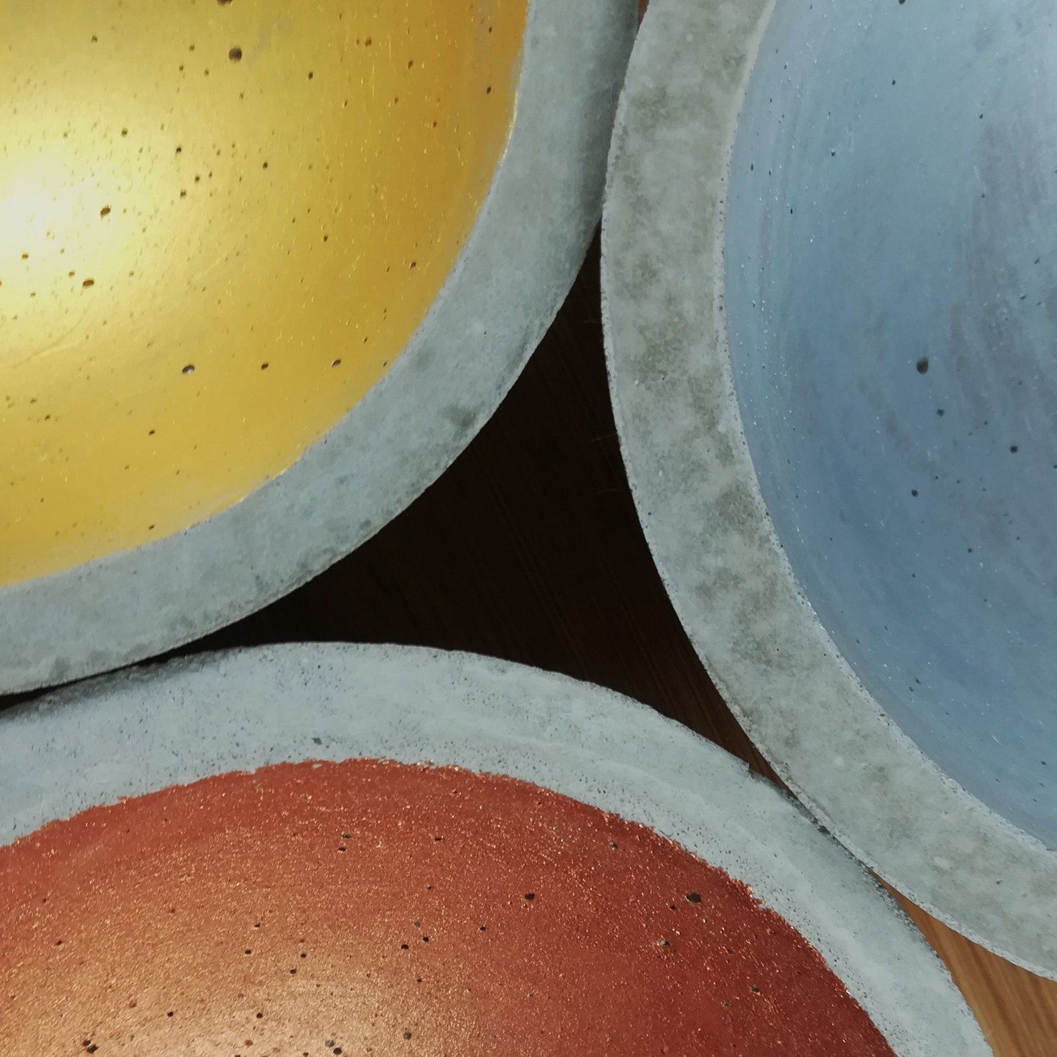 Dekoschale Beton Größe L verschiedene Farben Dekoschale Beton Größe L verschiedene Farben