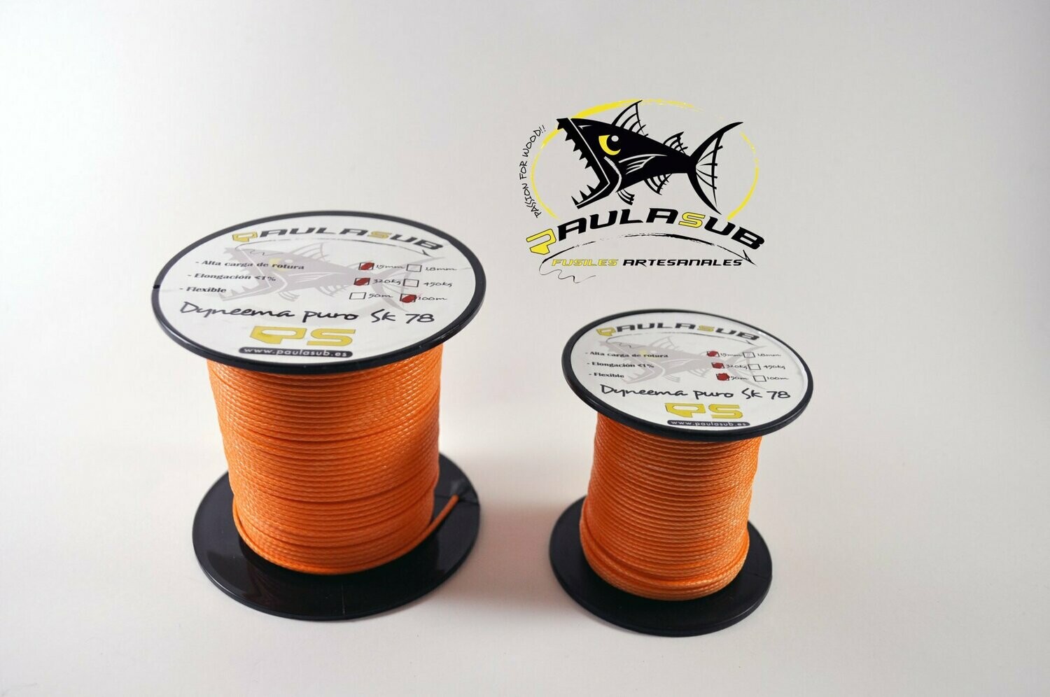 DYNEEMA SK78  PAULASUB, GROSOR/CANTIDAD: 1,5X50M NARANJA