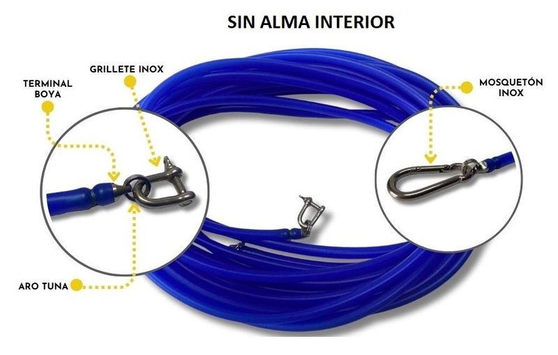 CABO ELÁSTICO BOYA 8 (BUNGUEE)