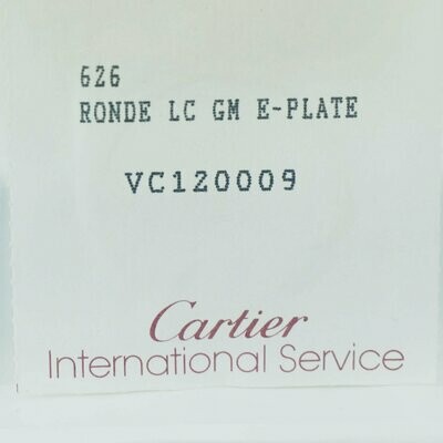 Cartier Ronde LC Extra Plate neues Ersatzglas OVP