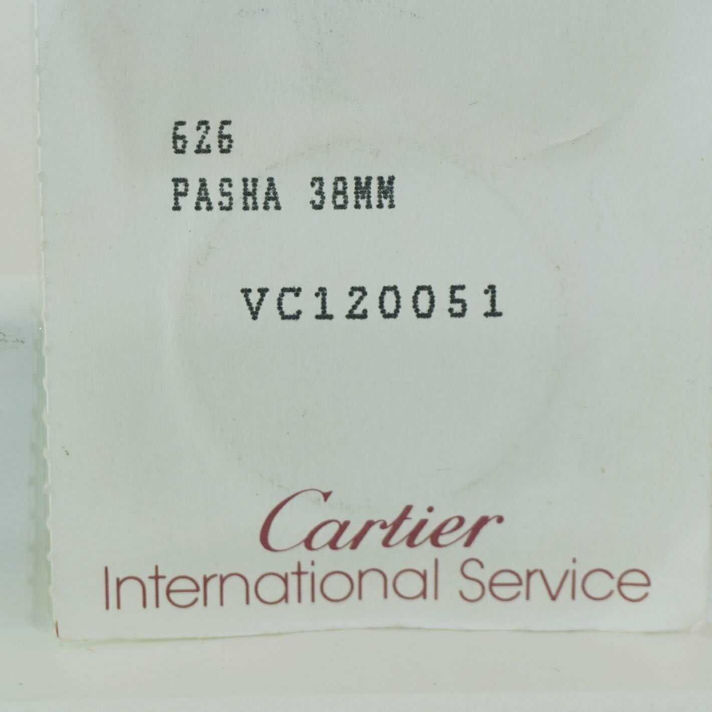 Cartier Pasha 38mm,  neues Ersatzglas OVP