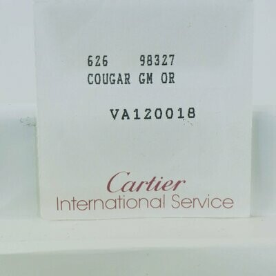 Cartier Cougar GM OR, neues Ersatzglas OVP