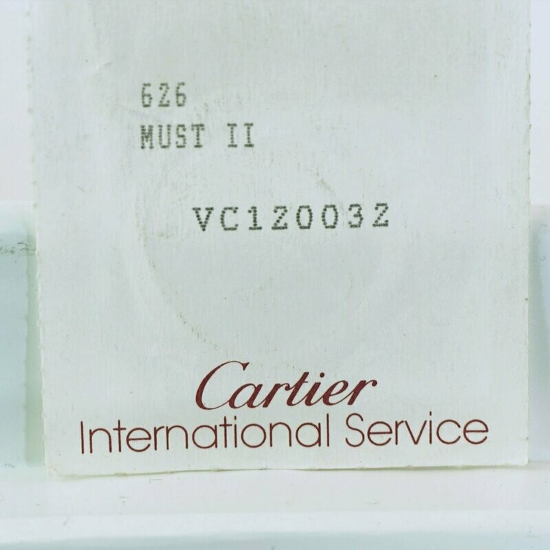 Neues Cartier must II Ronde Ersatzglas