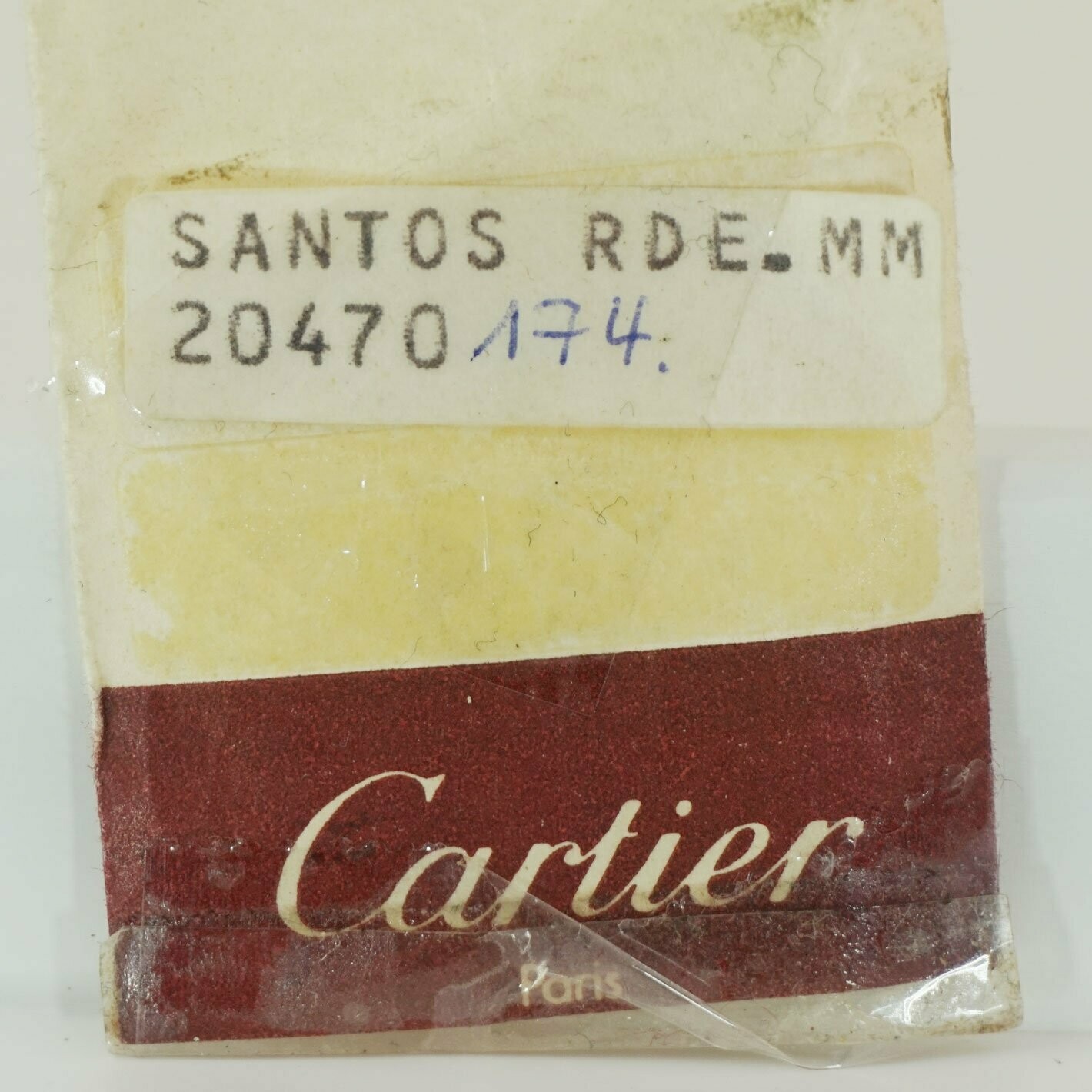 Neues Cartier Santos Ronde MM in Gold  Saphirglas