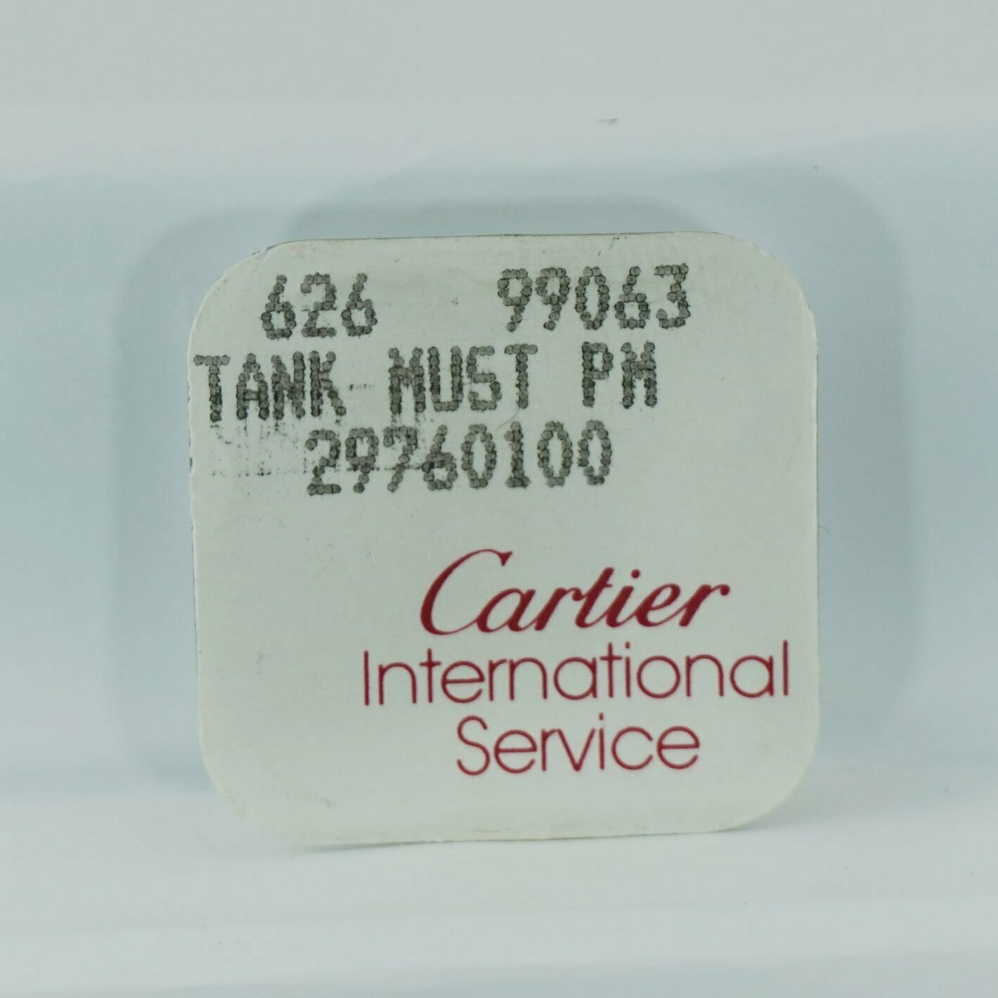 Cartier Tank Must PM/SM , neues Ersatzglas OVP Cartier Tank Must PM/SM , neues Ersatzglas OVP