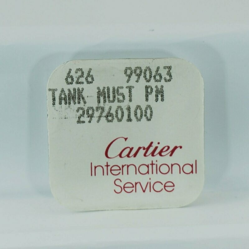 Cartier Tank Must PM/SM , neues Ersatzglas OVP