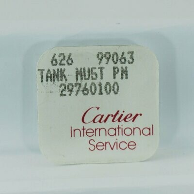 Cartier Tank Must PM/SM , neues Ersatzglas OVP