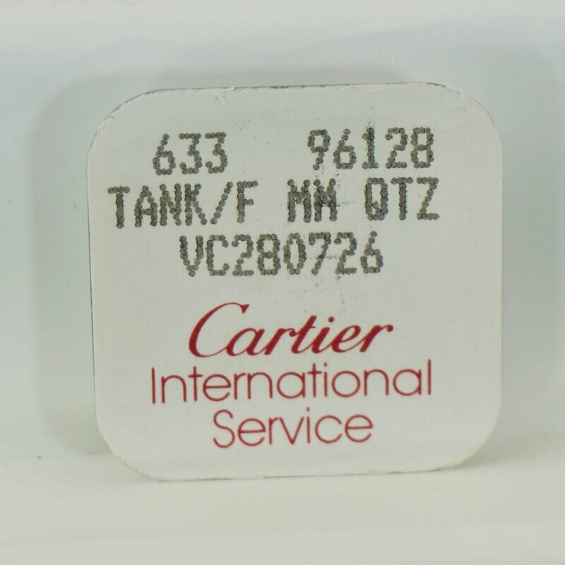 Cartier Ersatzglied Stahl/Gold Tank Francaise MM Quarz - NOS