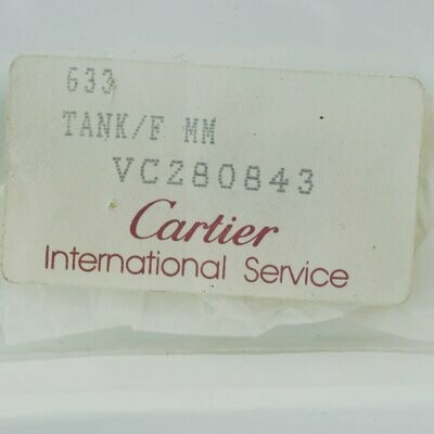 Cartier Ersatzglied Stahl Tank Francaise MM Quarz - NOS 17,5mm