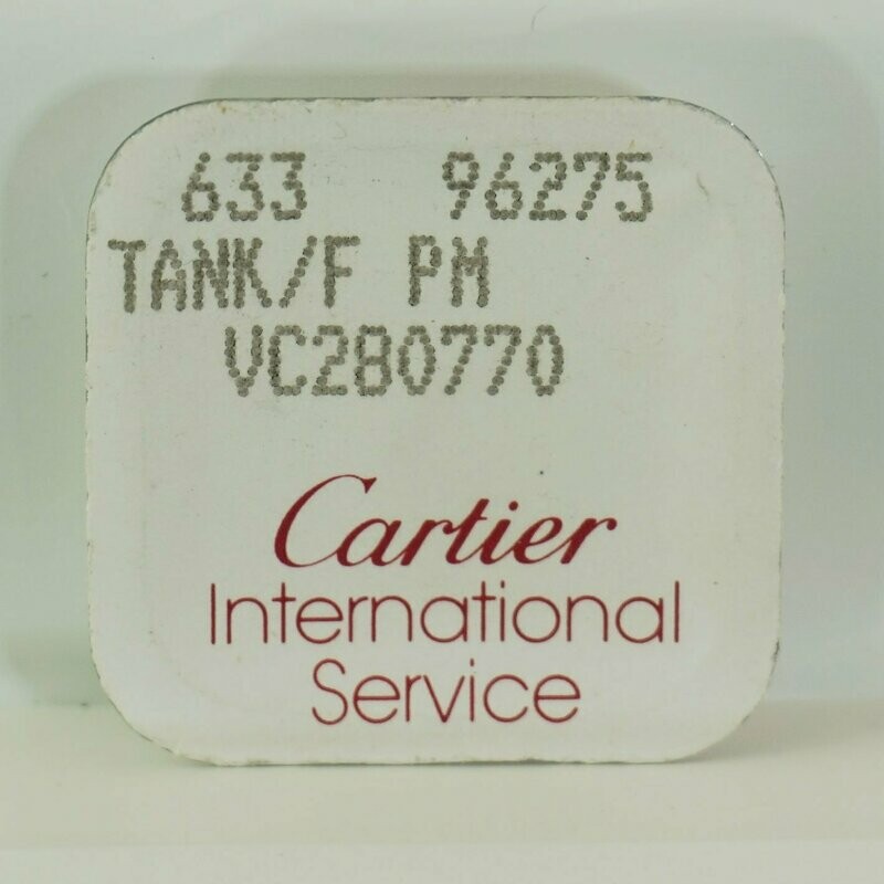 Cartier Ersatzglied Stahl Tank Francaise PM Quarz - NOS 14,5mm