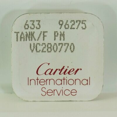 Cartier Ersatzglied Stahl Tank Francaise PM Quarz - NOS 14,5mm