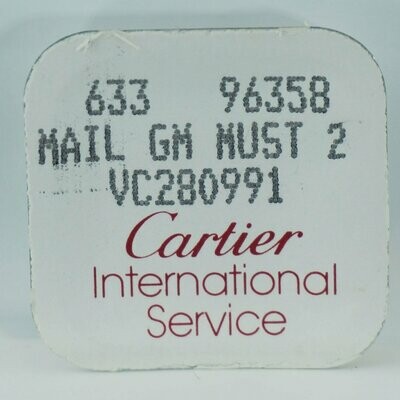 Cartier must21 GM/LM V2 Ersatzglied NOS Neu!