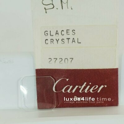 Cartier Ceinture MEC. PM/SM neues Ersatzglas OVP 16,4x16,4mm