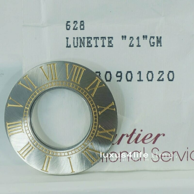Cartier must21 Lünette GM/LM, 31mm Gehäuse gut.
