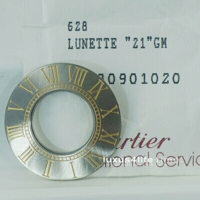 Cartier must21 Lünette GM/LM, 31mm Gehäuse gut.