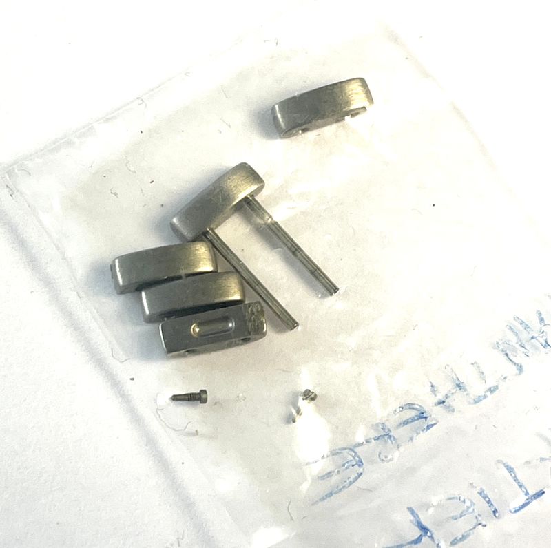 Cartier Panthere PM/SM Ersatzglied 12mm, NOS Stahl neuwertig