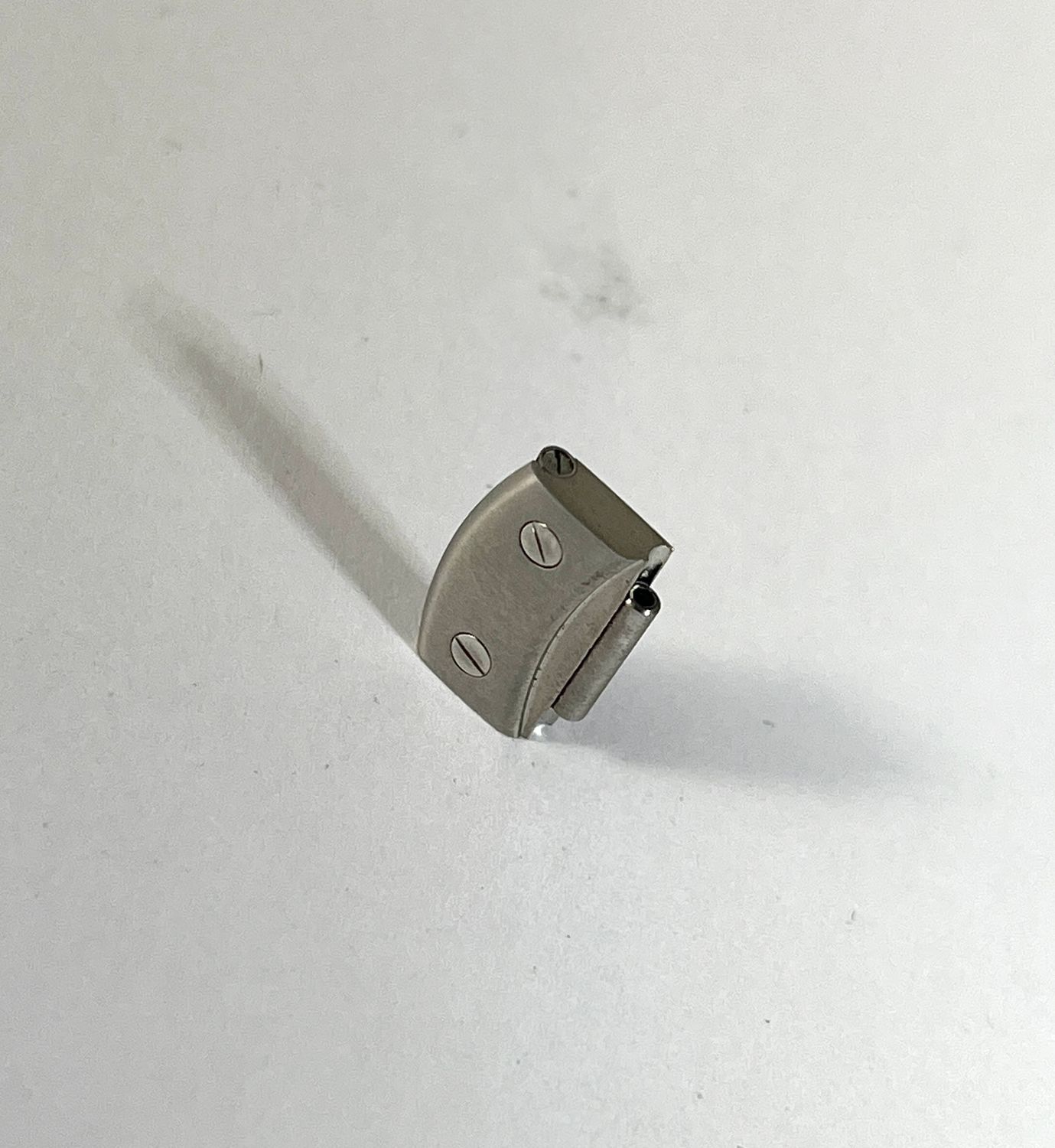 Cartier Santos Ronde MM Quarz  Ersatzglied 14mm, Stahl/Stahl