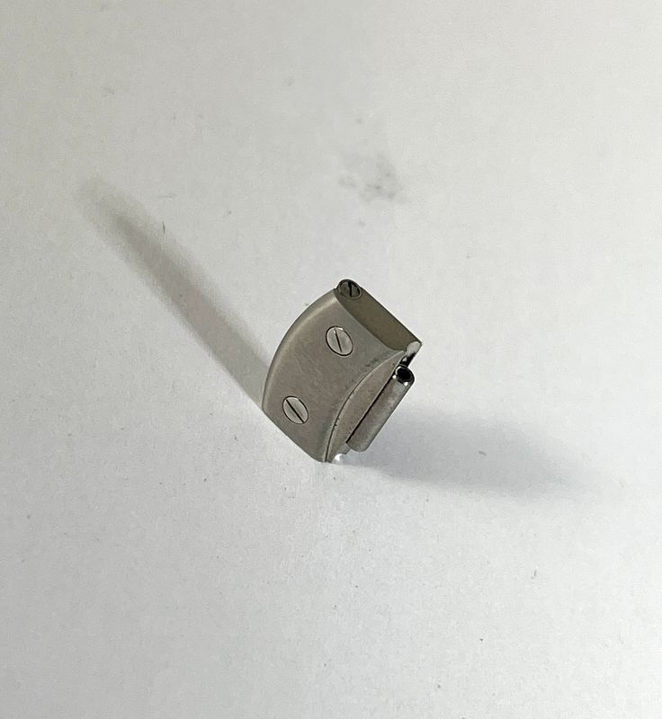 Cartier Santos Ronde MM Quarz  Ersatzglied 14mm, Stahl/Stahl