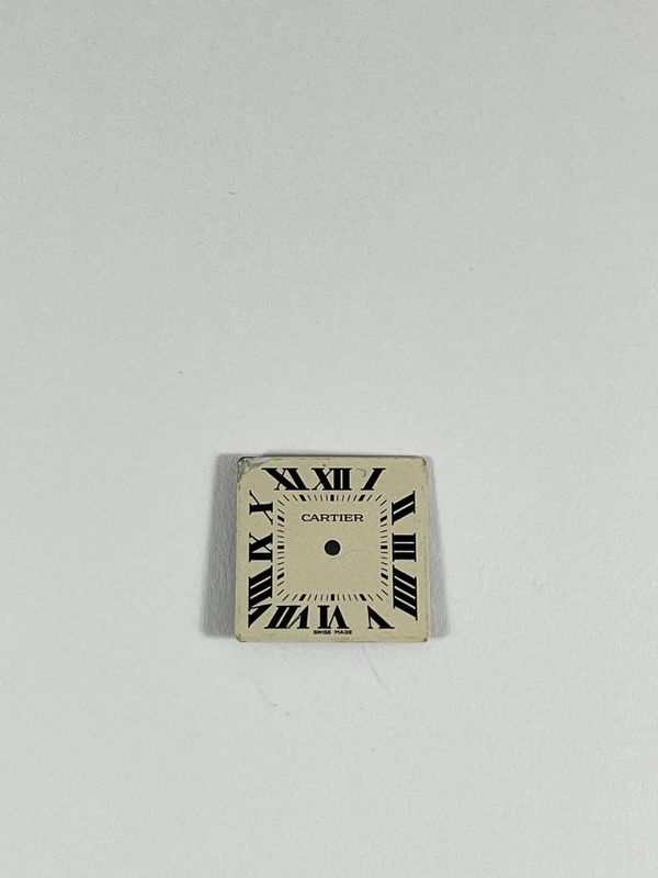 Original Cartier Zifferblatt Tank Francaise MM Quarz, used gebraucht