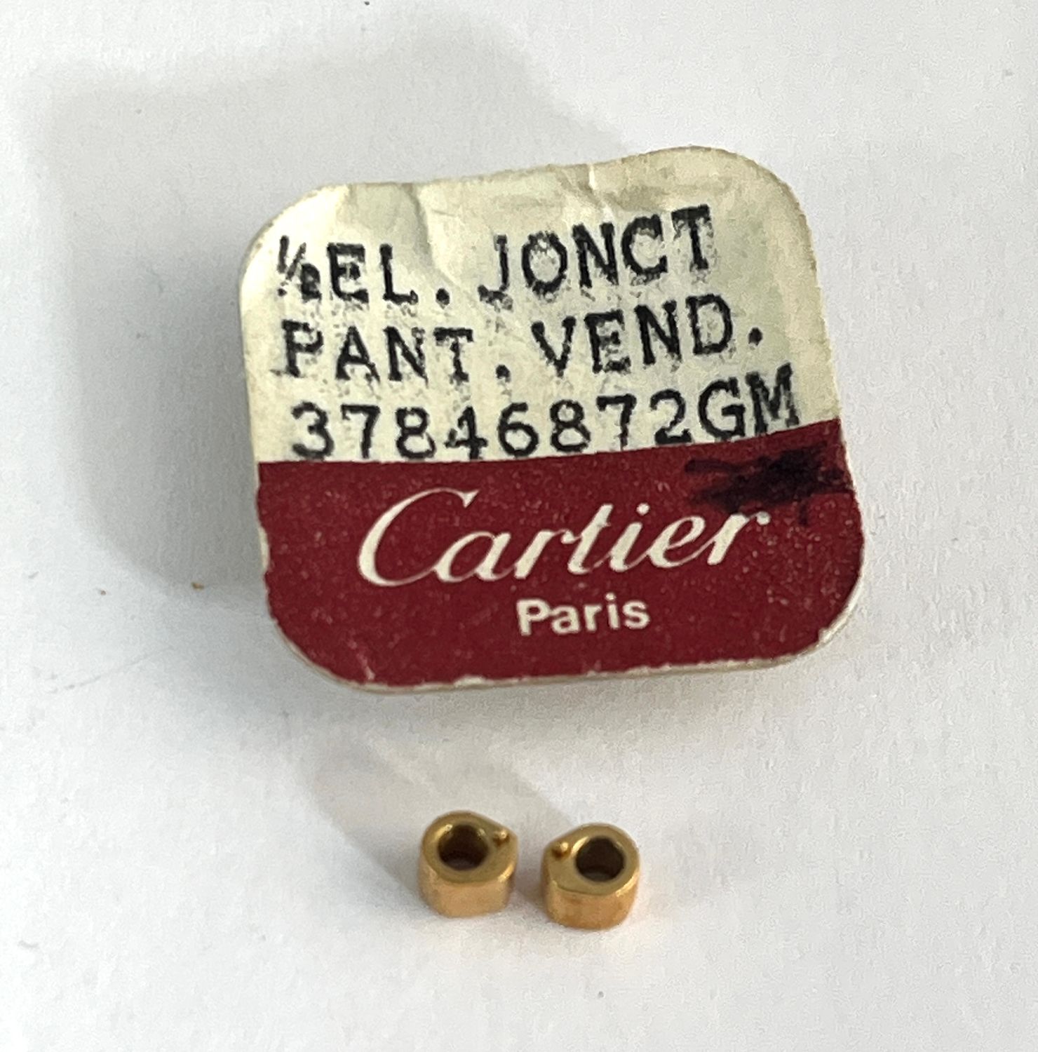 Cartier Bandanstoss Panthere Vendome GM Gold 750 / 18Kt - NOS 1Paar