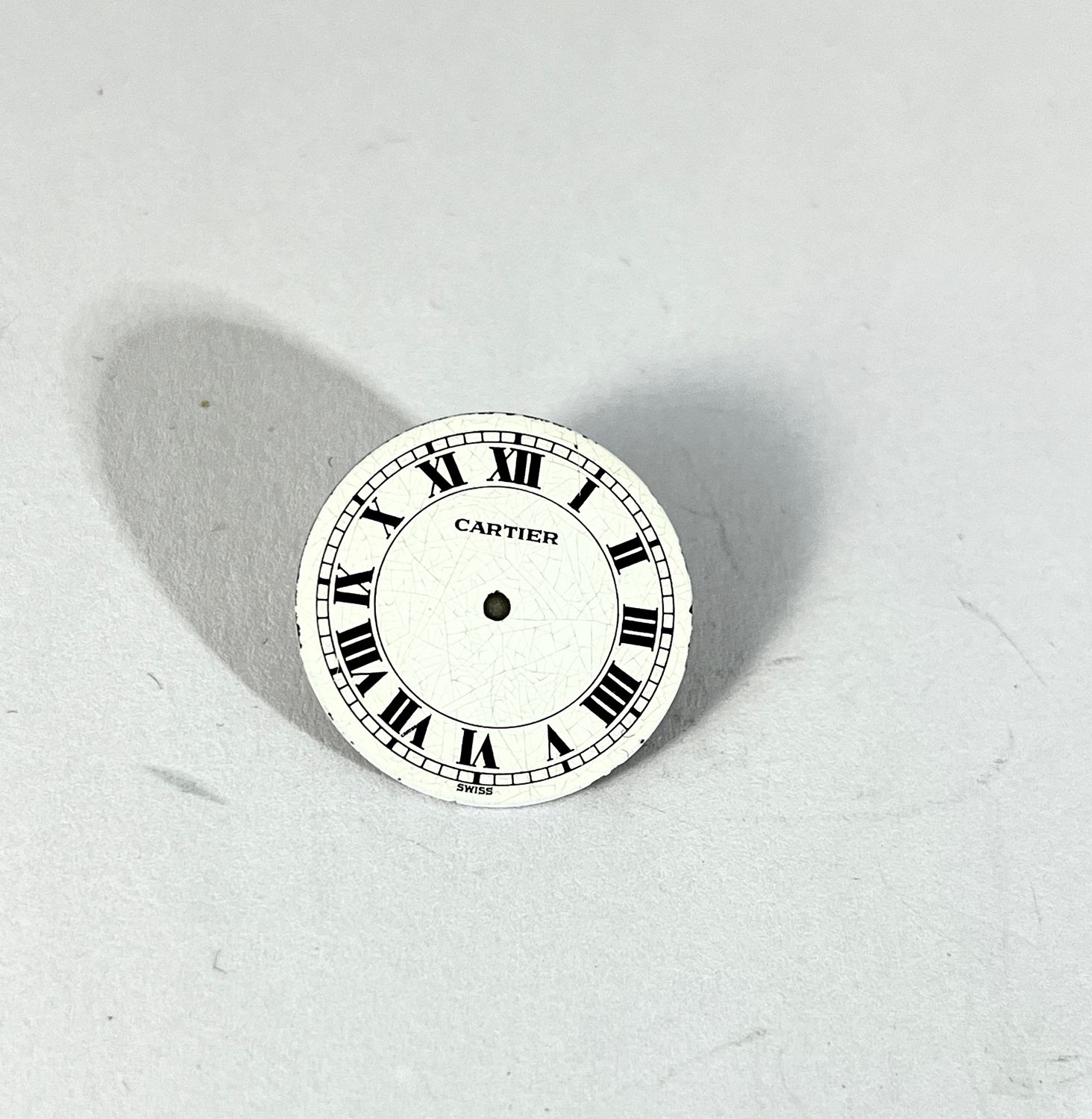 Cartier Zifferblatt Santos Vendome GM/LM Weiss gebraucht