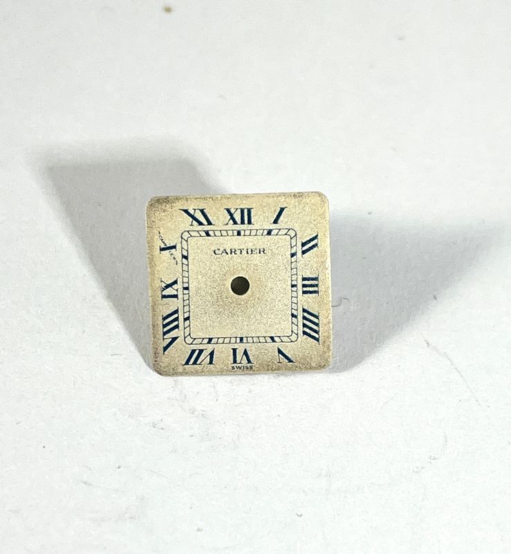 Cartier Zifferblatt Santos Galbee PM/SM Weiss gebraucht, OK