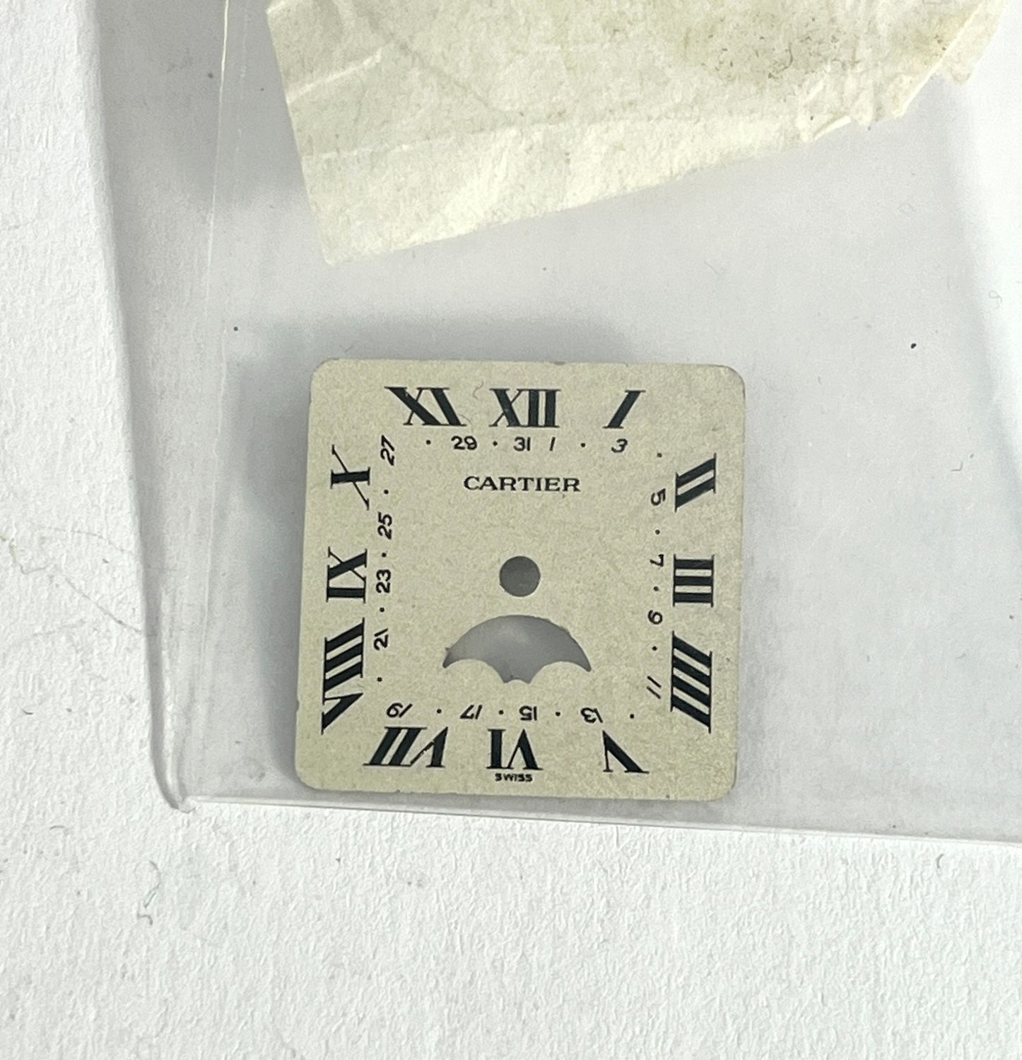 Cartier Zifferblatt Santos Galbee GM/LM Phase de Lune NOS NEU