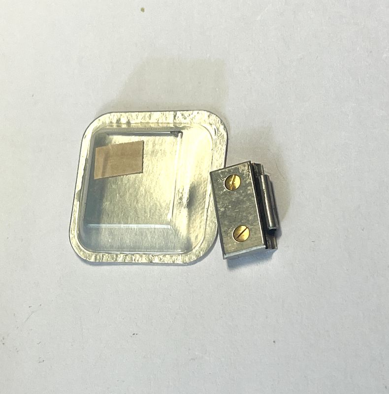 Cartier Ersatzglied Stahl Gold Santos Carree 13,5mm - Gebraucht