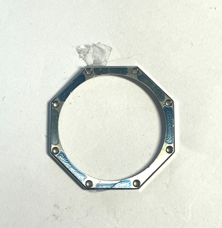 Cartier Santos Ronde GM/LM Lünette in Stahl Neue alte Lagerware