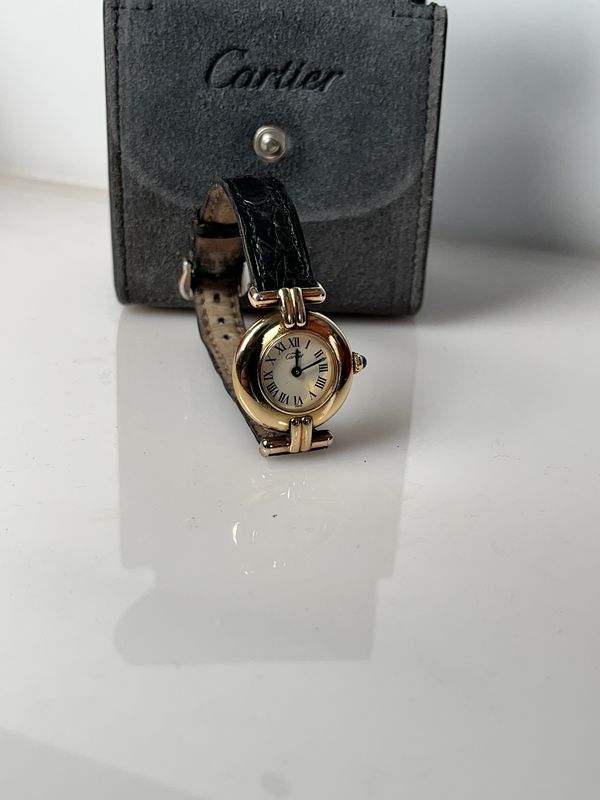 Cartier les must Colisee Vermeil Quarz Damenuhr DAU 590002 Cartier les must Colisee Vermeil Quarz Damenuhr DAU 590002