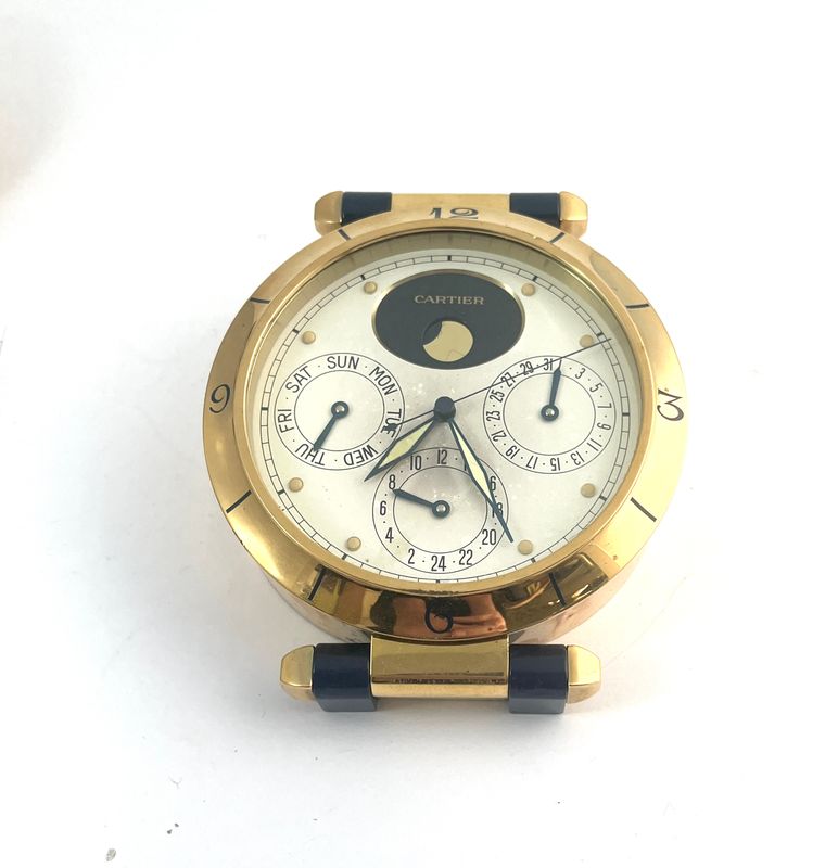 Cartier Pasha Pendulette Moon Pasha Clocks Complication Cartier Pasha Pendulette Moon Pasha Clocks Complication