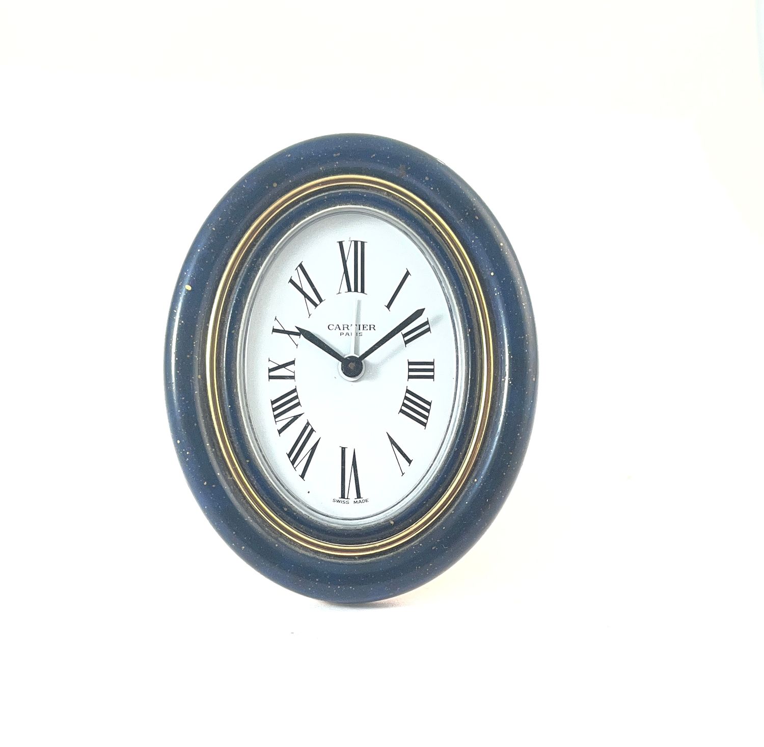 Cartier mecanical Baignoire Clock, Lapis, Läutwerk, 8 Tage Werk Cartier mecanical Baignoire Clock, Lapis, Läutwerk, 8 Tage Werk