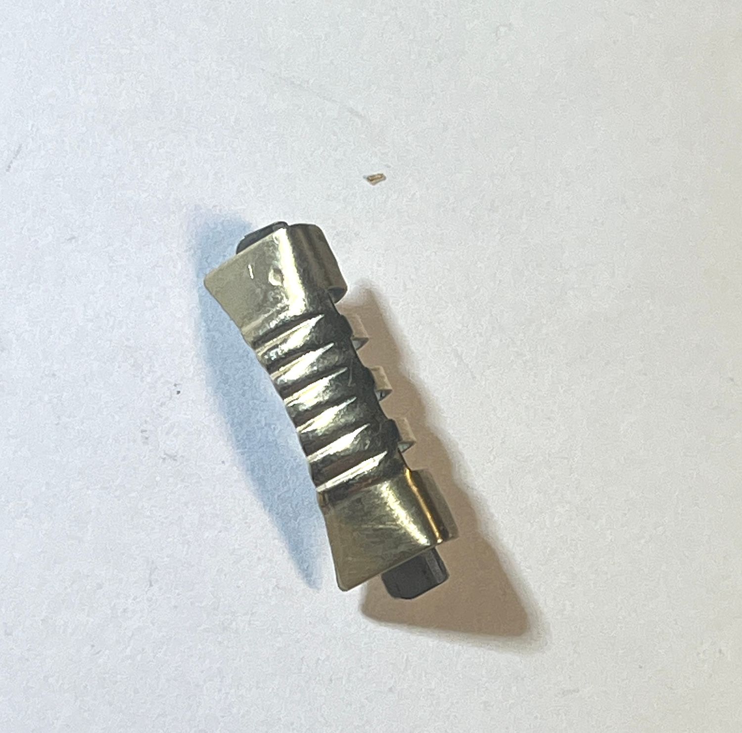 NOS OMEGA Band Anstoß #555 vergoldet 19mm  - NOS