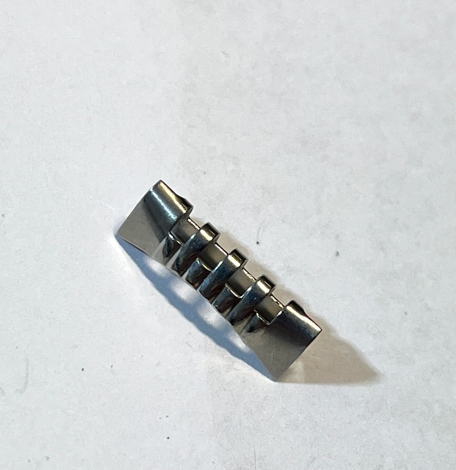 NOS OMEGA Band Anstoß #513 Stahl 17,5mm  - NOS