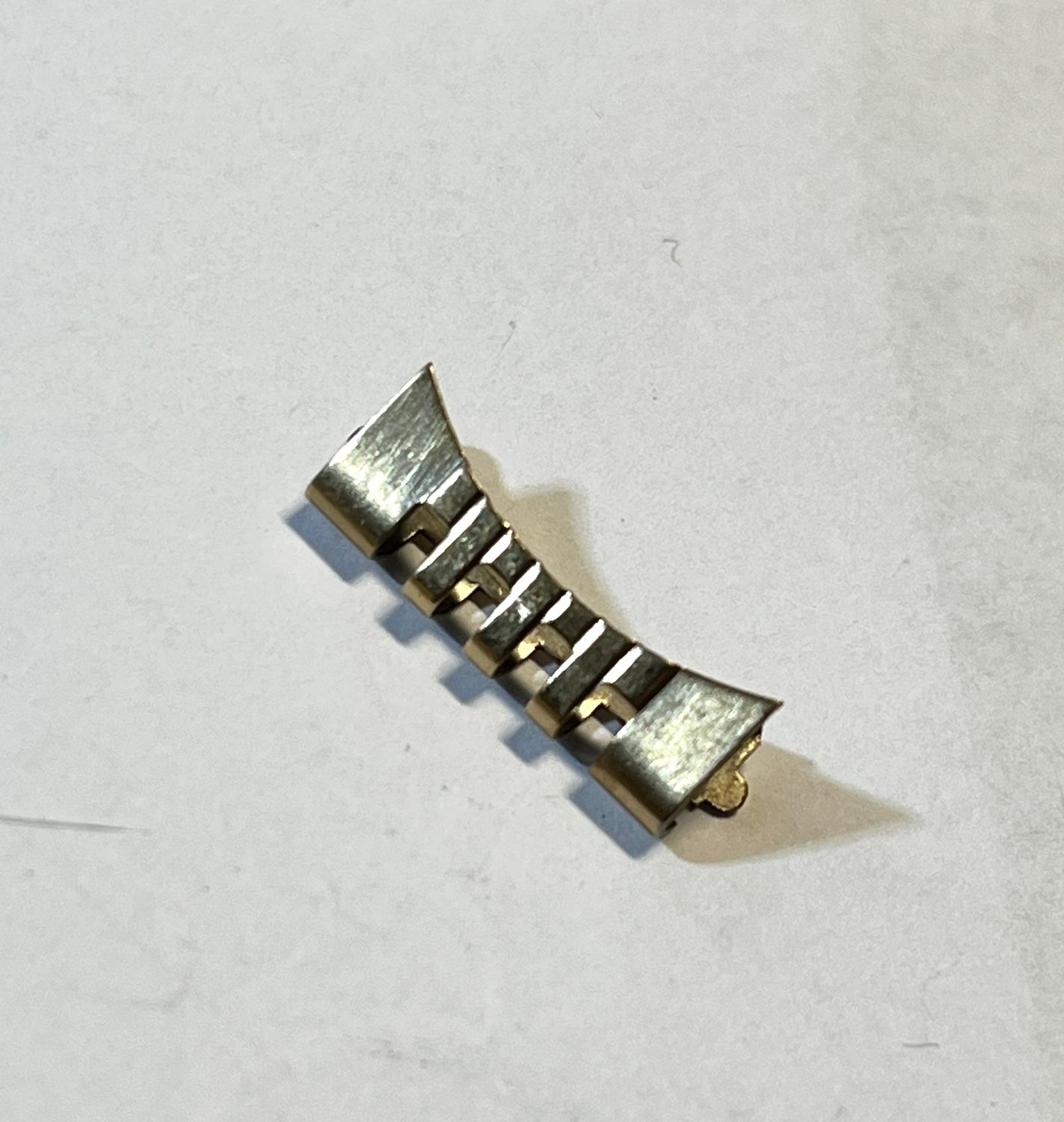 NOS OMEGA Band Anstoß #70 Stahl vergoldet 17,5mm - NOS NOS OMEGA Band Anstoß #70 Stahl vergoldet 17,5mm - NOS