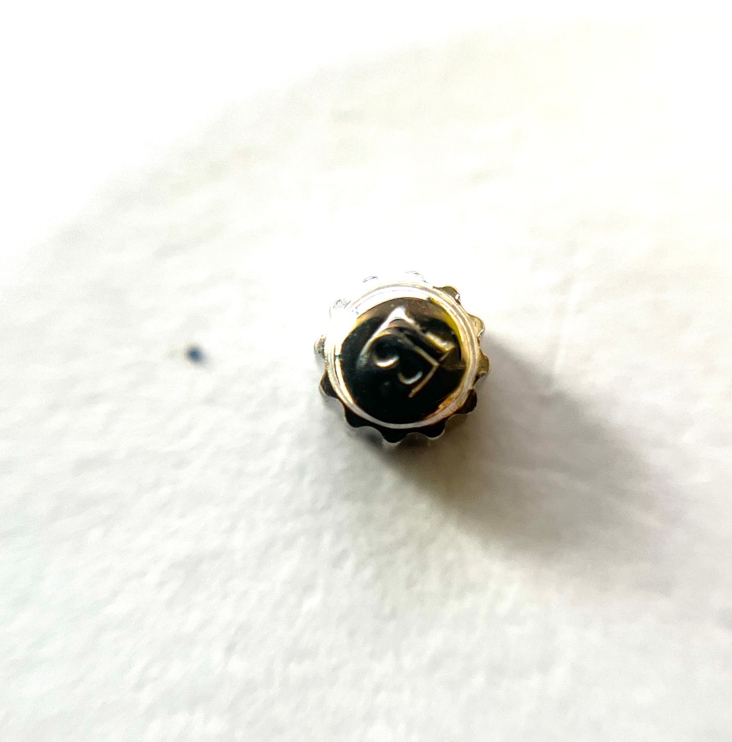 Blancpain Krone Weiß, 3,4mm NOS Lagerware