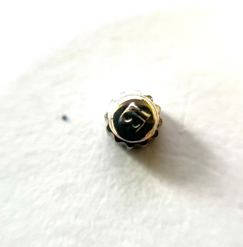 Blancpain Krone Weiß, 3,4mm NOS Lagerware